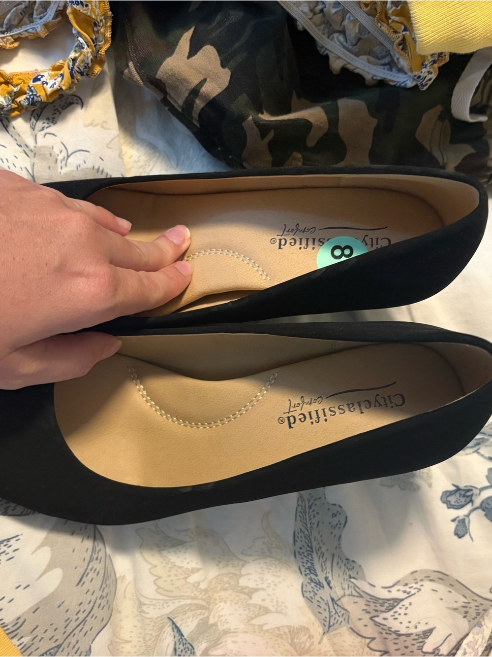 Cityclassified Black Women's Slip-On Ballet Flats